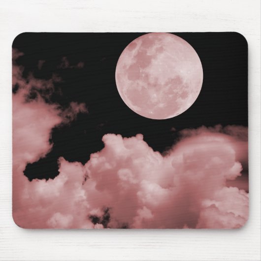 VOLLEDIGE MOON CLOUDS RED MUISMAT (Voorkant)