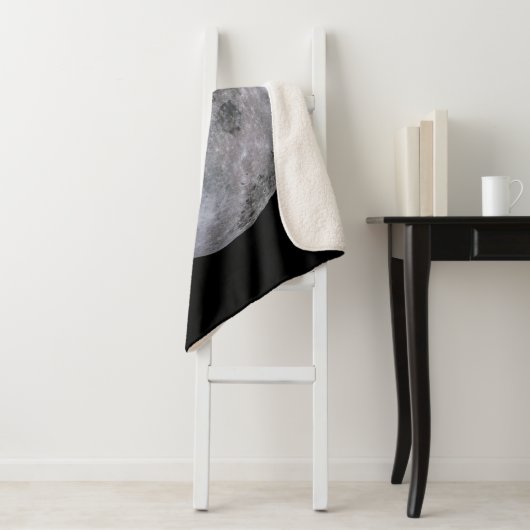VOLLEDIGE MOON Custom Sherpa Blanket Deken (In situ)