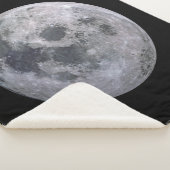 VOLLEDIGE MOON Custom Sherpa Blanket Deken (3/4)