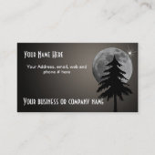 VOLLEDIGE MOON EN BOOM VISITEKAARTJE (Voorkant)