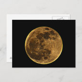 Volledige Moon Post Card Briefkaart (Voorkant / Achterkant)
