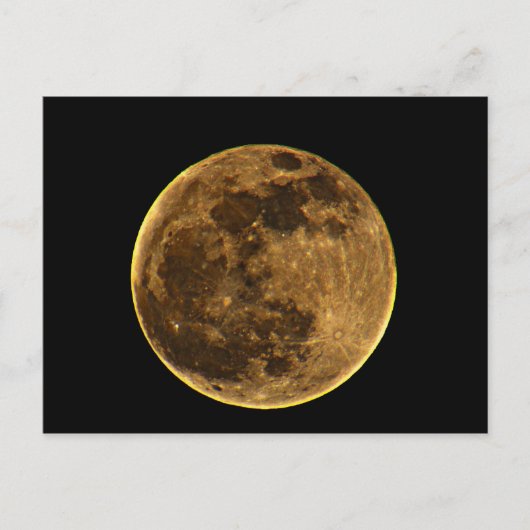 Volledige Moon Post Card Briefkaart (Voorkant)