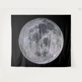 VOLLEDIGE MOON-tapestapel voor aangepaste polyeste Wandkleed (Voorkant (horizontaal))