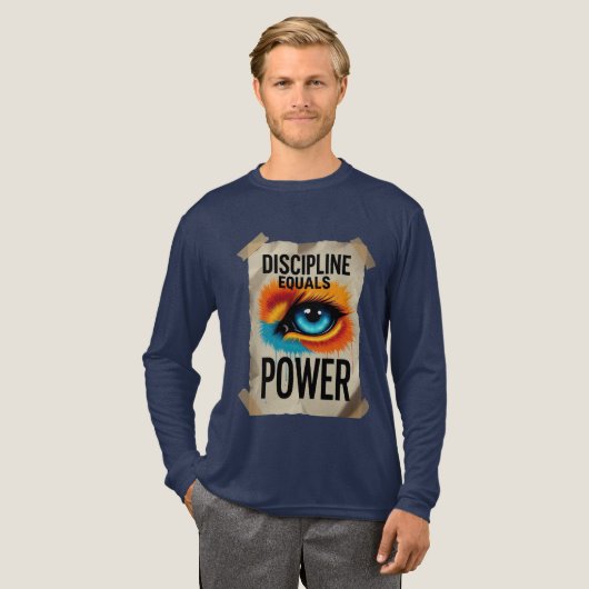 Volledige mouwen oog ontwerp shirt (Voorkant)