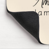 Volledige naam eenvoudig minimumaantal monogram to muismat (Hoek)