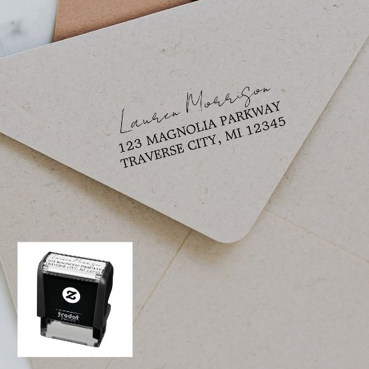 Volledige naam Fancy het Adres van de Terugkeer Ze Zelfinktende Stempel