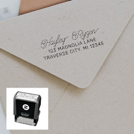 Volledige naam Fancy retouradres Zelfinktende Stempel