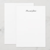 Volledige naam script bedankkaart (Voorkant / Achterkant)