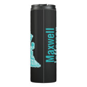 Volledige naam van de Aqua retro-stoomtrein Thermosbeker (Achterkant)