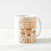 Volledige Nerd Voor Pottenbakken Pottery Pro Wiel Koffiemok (Voorkant rechts)