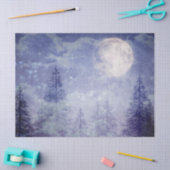 Volledige ontkoppeling van het moonbos van de wint tissuepapier (Craft)