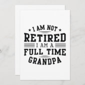 Volledige opa bedankkaart (Voorkant / Achterkant)