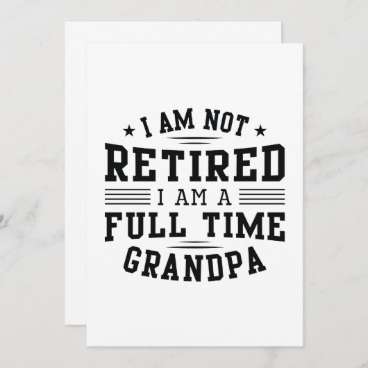 Volledige opa bedankkaart (Voorkant / Achterkant)