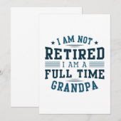 Volledige opa bedankkaart (Voorkant / Achterkant)