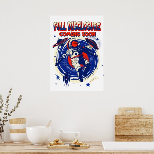 Volledige openbaarmaking binnenkort beschikbaar | poster (Keuken)