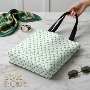 Volledige Print Afdekking - Klaverblaadjes Patroon Tote Bag