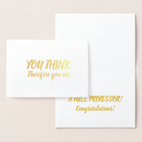 Volledige prof. gefeliciteerd u denkt