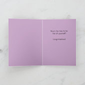 Volledige professor Gefeliciteerd academische prom Kaart (Binnen)