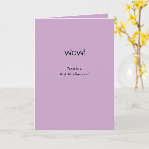 Volledige professor Gefeliciteerd academische prom Kaart