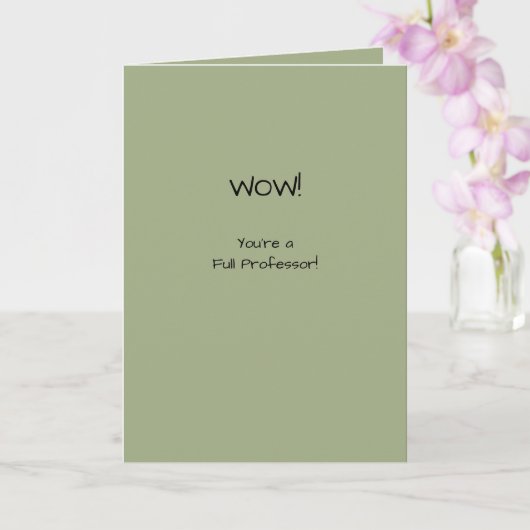 Volledige professor Gefeliciteerd academische prom Kaart (Orchidee)