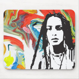 Volledige Punk Puerto Ricaanse Kunst Muismat
