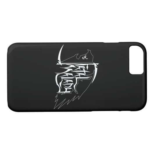 Volledige REAPER op blk PHONECASE Case-Mate iPhone Case (Achterkant (Horizontaal))