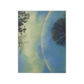 Volledige regenboog in Seurat-stijl Notitieblok (Linkerzijde)