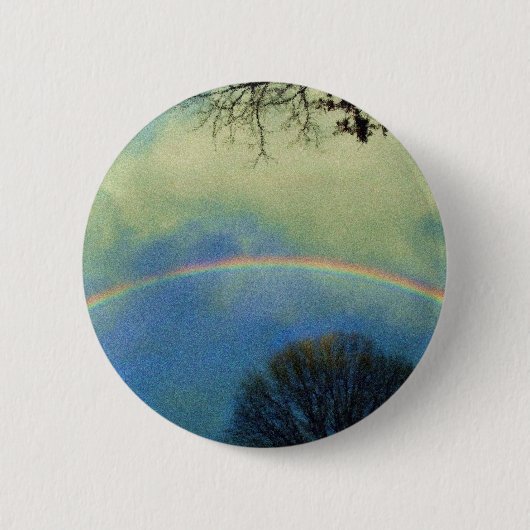 Volledige regenboog in Seurat-stijl Ronde Button 5,7 Cm (Voorkant)