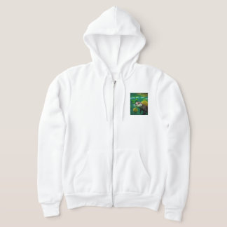 Volledige rits met schattige afdichting hoodie