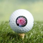 Volledige roze roos golfballen (Insitu Shirt)
