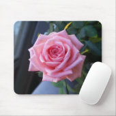 Volledige roze roos muismat (Met muis)