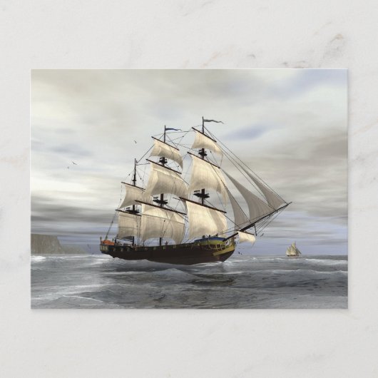 Volledige Sail Briefkaart (Voorkant)