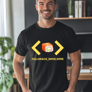 Volledige snack ontwikkelaar Sushi T-shirt