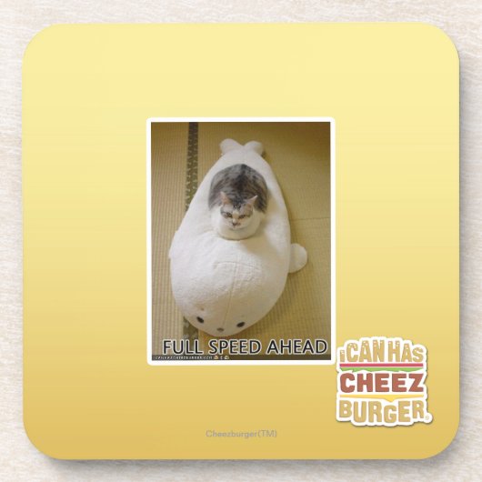 Volledige snelheid vooruit drankjes onderzetter (Voorkant)