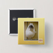 Volledige snelheid vooruit vierkante button 5,1 cm (Voorkant /achterkant)