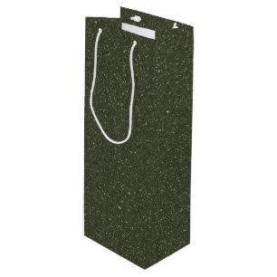 Volledige Sparkle Moss Wine Gift Bag – Wijn Cadeautas