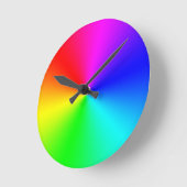 Volledige spectrumregenboog ronde klok (Hoek)