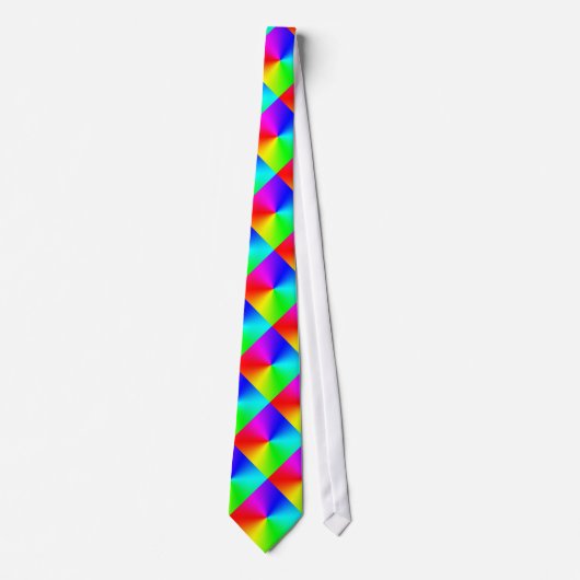 Volledige spectrumregenboog stropdas (Voorkant)