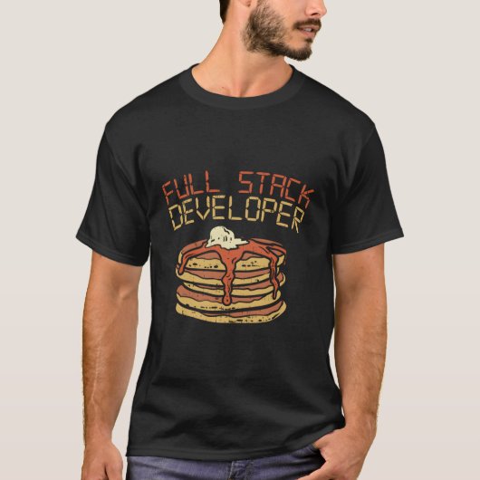 Volledige Stack Developer Programmer Coding Coder T-shirt (Voorkant)