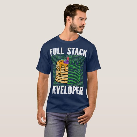 Volledige Stack Developer Programmer Software Codi T-shirt (Voorkant volledig)