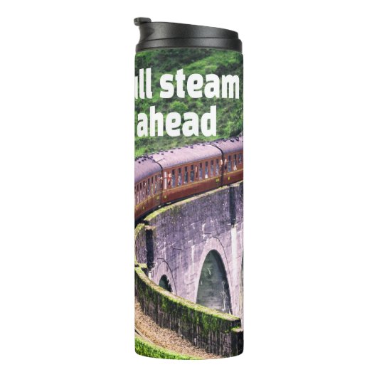 Volledige stoomaandrijving op brug thermosbeker (Geroteerd rechts)