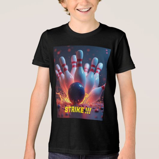 volledige strike Tri-Blend shirt (Voorkant)
