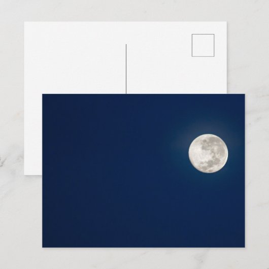 Volledige Super Moon | Peru Laka Titicaca Briefkaart (Voorkant / Achterkant)