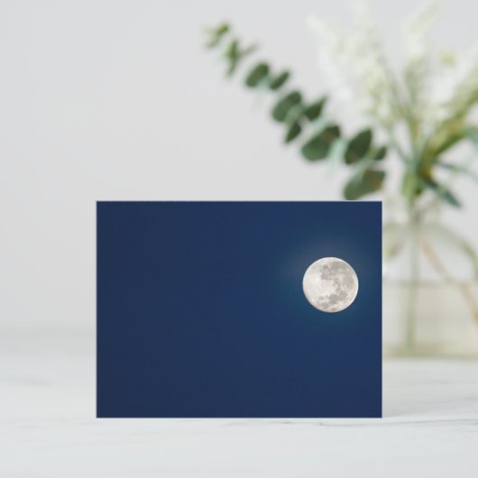 Volledige Super Moon | Peru Laka Titicaca Briefkaart (Staand voorkant)