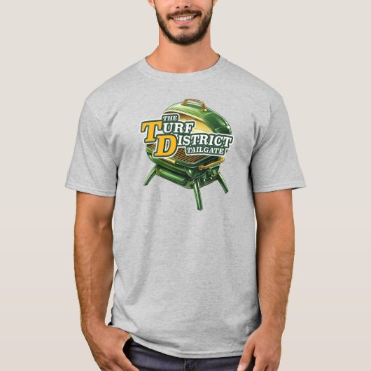 Volledige Tailgate Logo licht kleur T-Shirt (Voorkant)