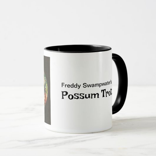 "Volledige tank van Jezus" Possum Trot Mok (Voorkant rechts)