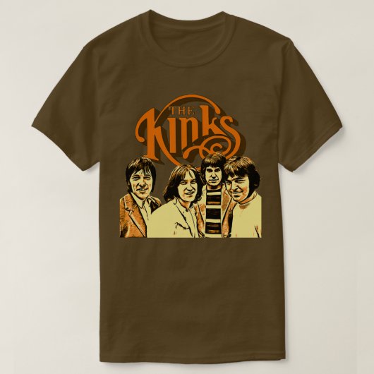 Volledige teamKinks T-shirt (Design voorkant)