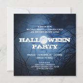 Volledige uitnodiging voor Moon Halloween Party (Voorkant)