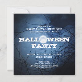 Volledige uitnodiging voor Moon Halloween Party