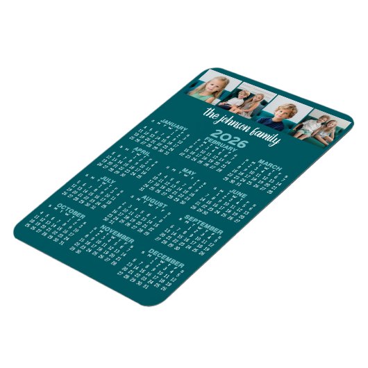 Volledige Uitzicht agenda met 4 foto's Magneet (Linkerzijde)